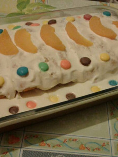 Una foto de Postre frío de vainillas