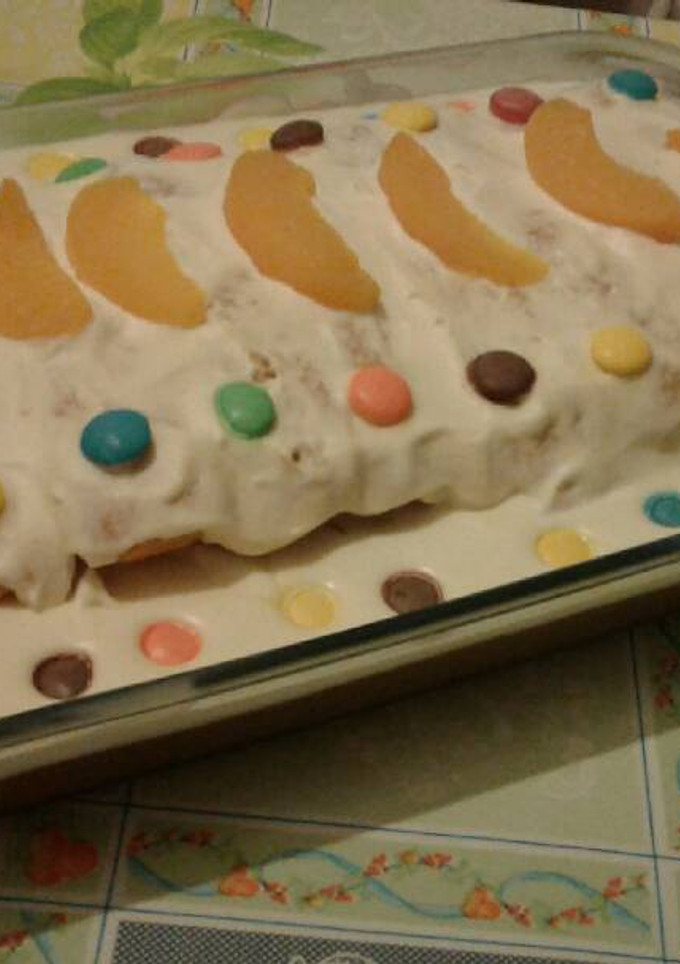Una foto de Postre frío de vainillas