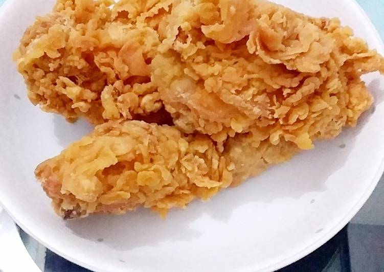 Bagaimana Menyiapkan Chicken Crispy Simple, Lezat
