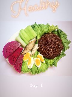 Hình của món Gạo lứt giảm cân.
