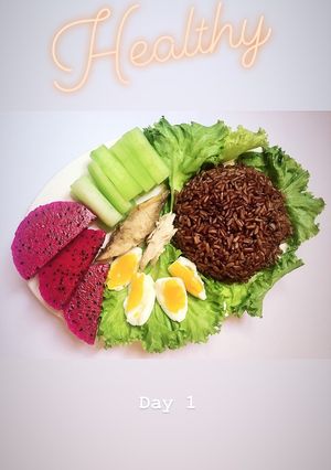 Hình của món Gạo lứt giảm cân.
