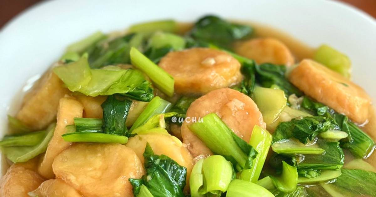 Resipi Pak Choy Tauhu Telur Sos Tiram oleh Sesimple Loralin Cookpad