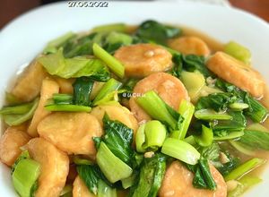 Gambar Pak Choy Tauhu Telur Sos Tiram