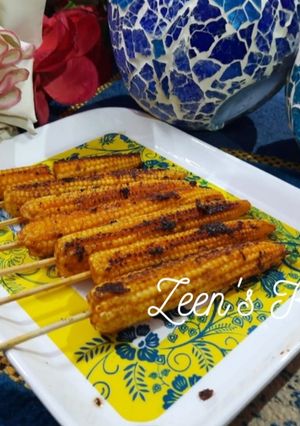 A picture of Baby Corn Satay.