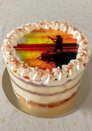 Joghurtos-túrós-barackos gluténmentes torta recept fotója