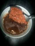 Mug cake de chocolate vegano
