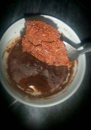 Una foto de Mug cake de chocolate vegano