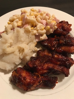 A picture of Chipotle BBQ Wings.