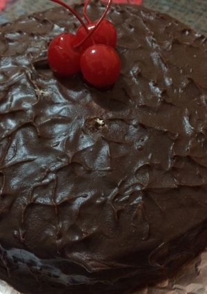 Una foto de Pastel de chocolate jugoso