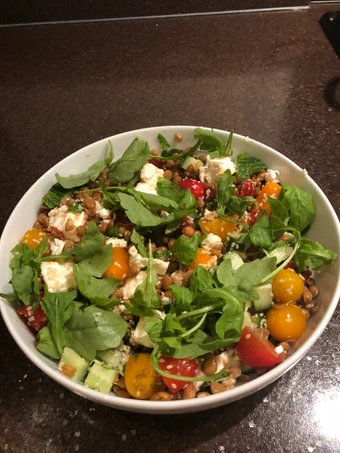 Easy Steps to Make|Recipe} Lentil, tomato and feta salad, Make You Drink
