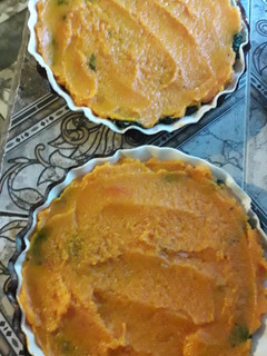 Una foto de Tarta de espinacas con calabaza