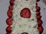 Pionono con frutillas y chantilly 🍓🍓