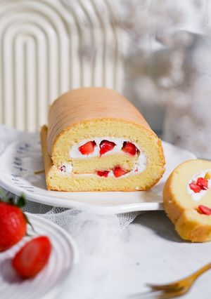 Foto resep Roll Cake Lembut Simpel Ekonomis