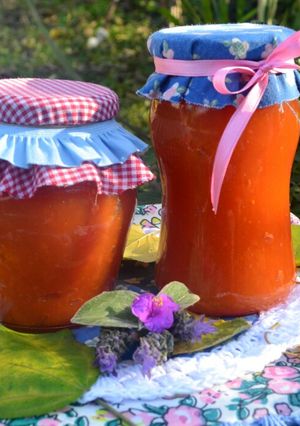 Una foto de Mermelada de calabaza y zanahoria🌹