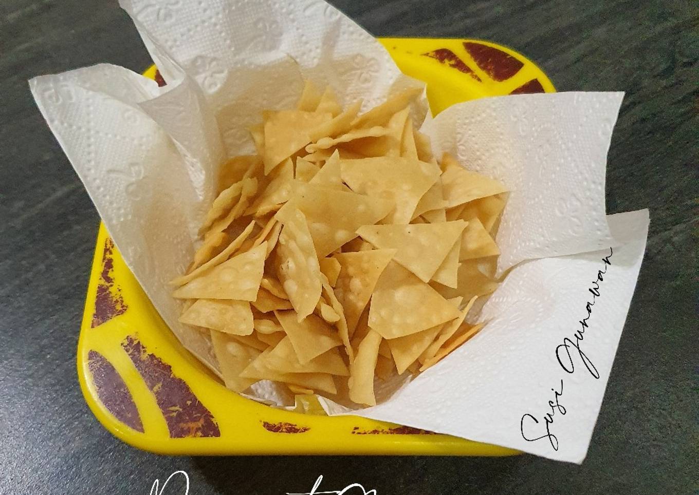Pangsit Goreng Mentega