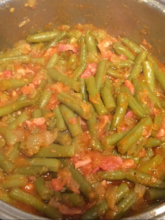 Una foto de Judías verdes salteadas con bacon