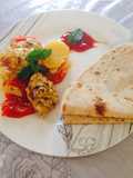 Pan steam chicken with masalay dar sabzi