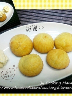 迷你泡芙❤卡士達奶油醬 的食譜成品照片