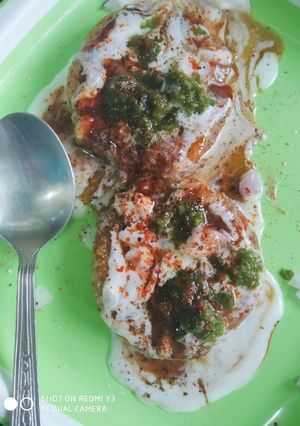 A picture of Aalu Tikki.