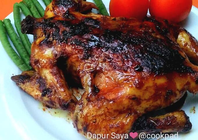 Cara Ayam Daging Dipanggang Dgn Happy  Call  Jadi Lembek 