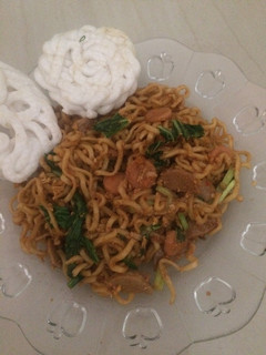 Foto resep Mie telor goreng sederhana