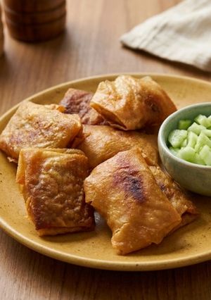 Foto resep Martabak Daging Kari