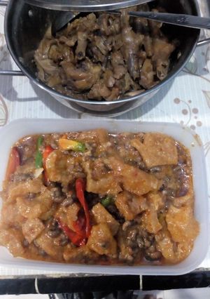 Foto resep Sambel krecek kacang tholo