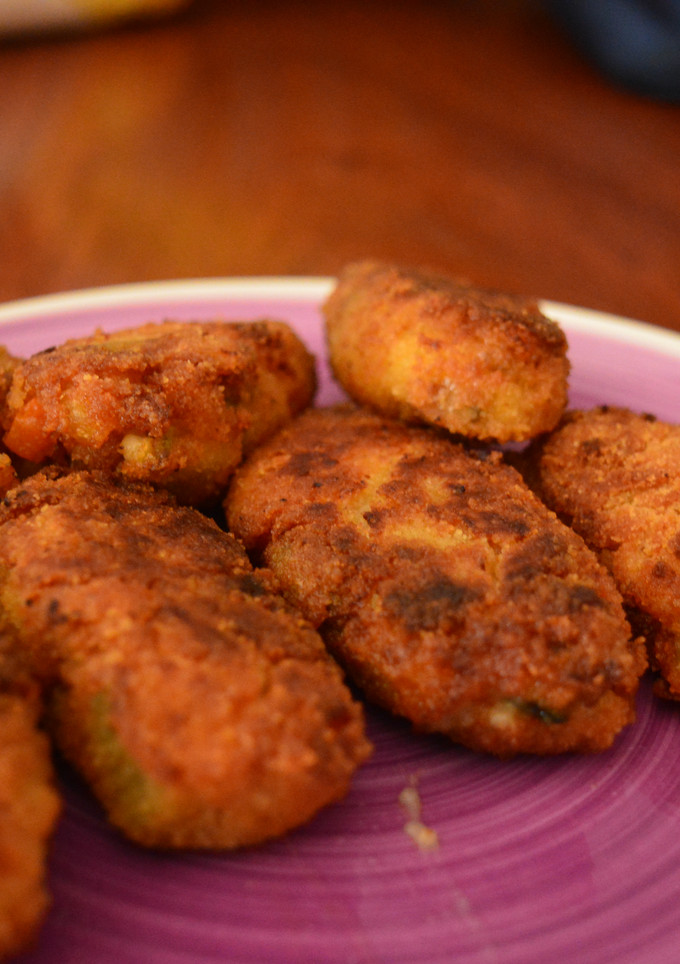 Una foto de Croquetas de verduras