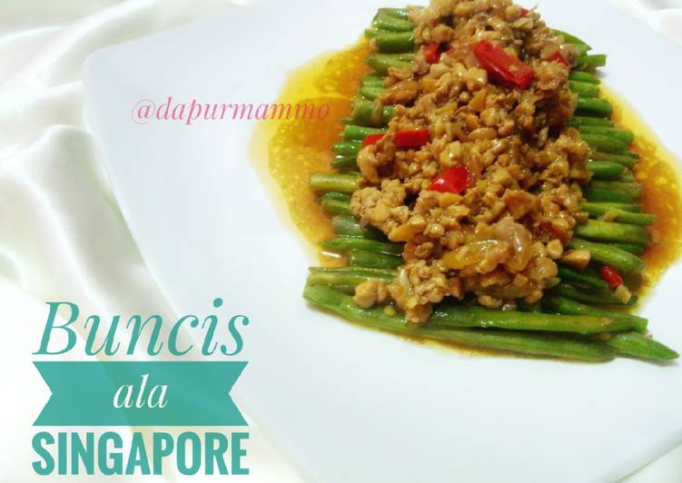 Buncis Ayam ala Singapore