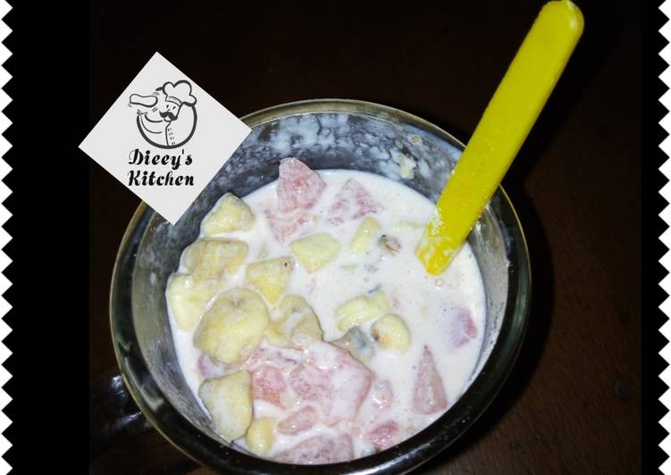 Recipe of Super Quick Homemade Banana and 🍉