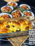Roti Kismis Keju Tanpa Ulen (Margarin dan Telur)