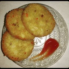 Crispy aloo tikki A picture of Crispy aloo tikki.