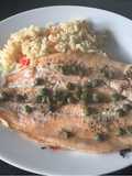 Trucha a la Plancha con Alcaparras
