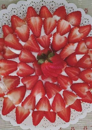 Una foto de Tarta de frutilla