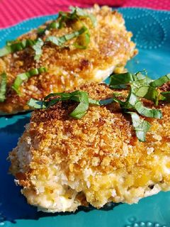 A picture of Parmesan Mayo Crusted Chicken.