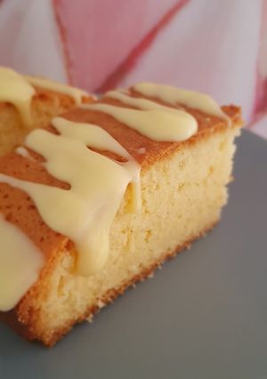 A picture of Wiltshire White Chocolate Blondie.