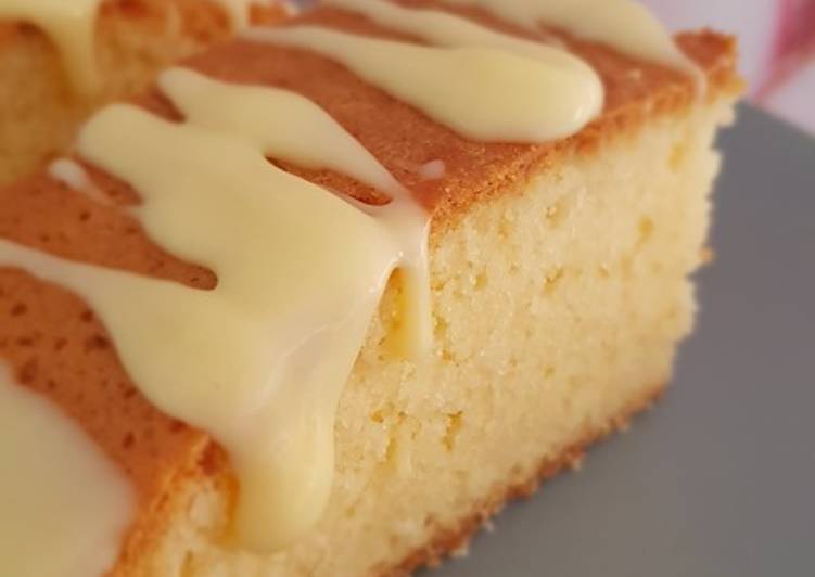 Steps to Make Quick Wiltshire White Chocolate Blondie