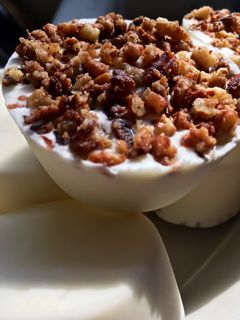 A picture of Keto Key Lime Pies.
