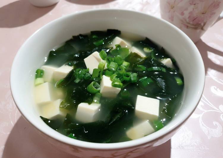 Resep Tofu Miso Soup Anti Gagal