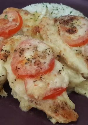 Mozzarellás csirkemell recept fotója