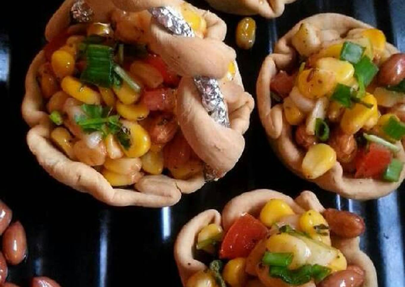 Barbeque tangy corn chaat