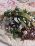 Tacos de nopal y mole el Ocote