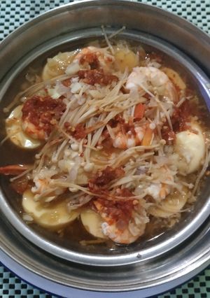 Foto resep Steam Udang Pedas