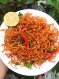 Vietnamese Lemongrass Chicken Jerky with Lime Leaves (Air Fryer Method)