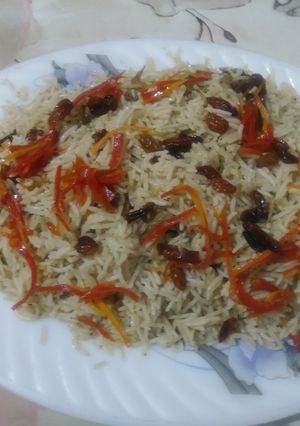 A picture of Afghani Pulao.