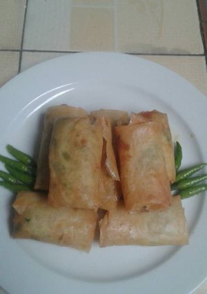Foto resep Martabak telur gulung isi kornett