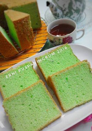 Foto resep Pandan Chiffon Cake yang Lembuutt