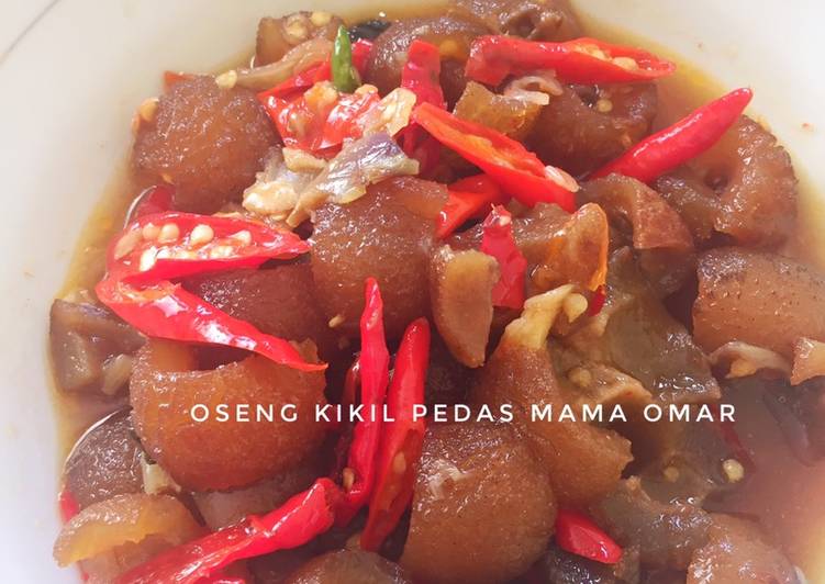 Oseng kikil pedas