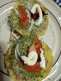 Tostadas de alfalfa 🌱🌱