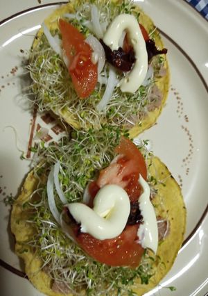 Una foto de Tostadas de alfalfa 🌱🌱
